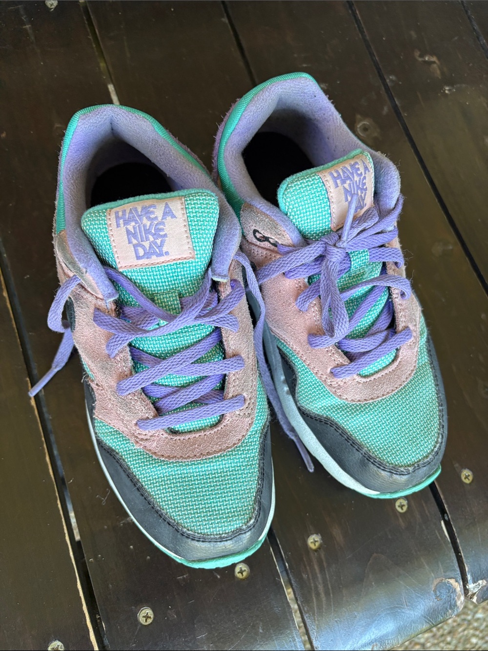 Youth Nike pastel color block sneaker